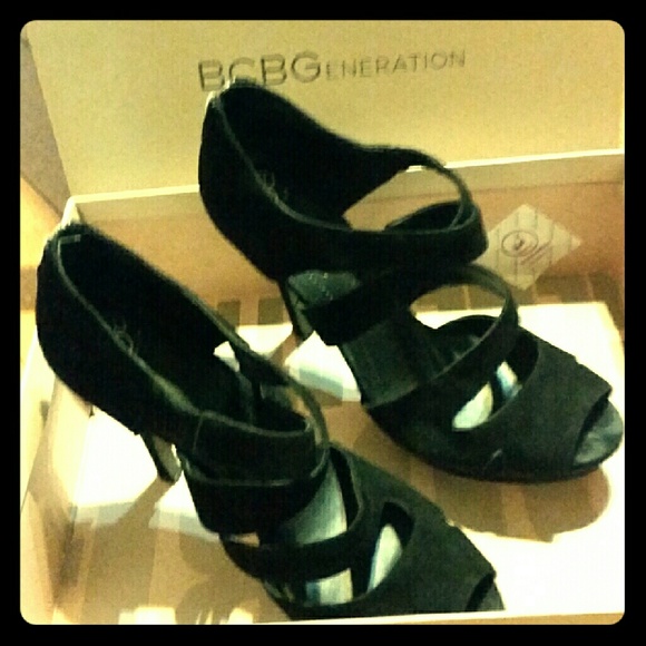 BCBGeneration Shoes - Bcbg black suede heels
