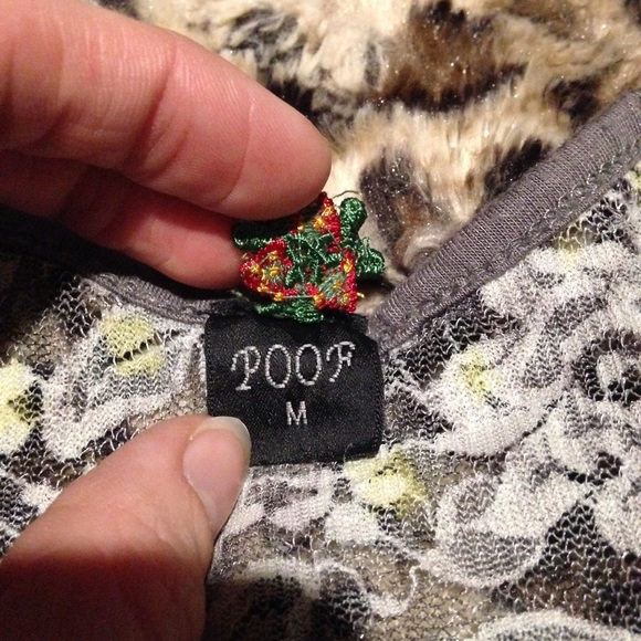 *See Through Animal Printed Racer Back Tank😈 - Picture 2 of 5