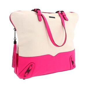 Rebecca Minkoff Canvas Zip Top Tote