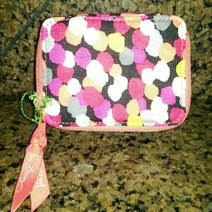 New Vera Bradley Pixie Confetti Travel Pill Case
