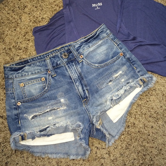 AE High Rise Shorts