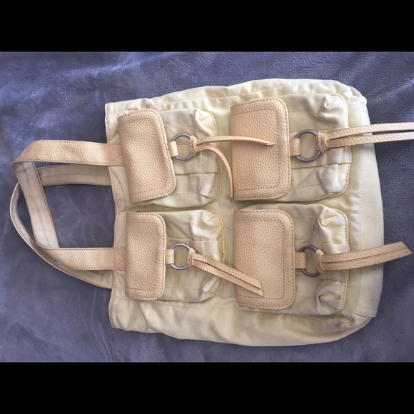 Tote bag in spring yellow