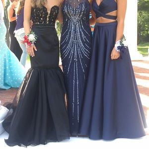 Black Sherri Hill mermaid gown