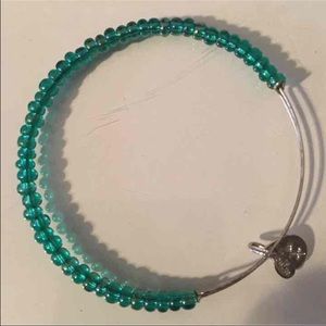 Alex and Ani Green Beaded Bracelet