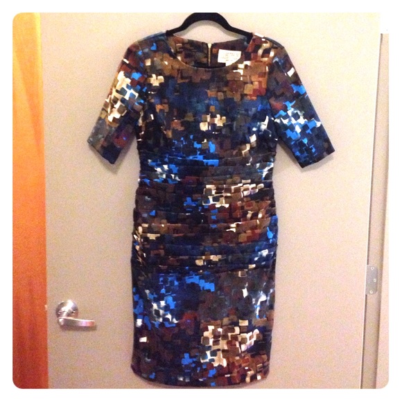 Multi-color Body-con dress