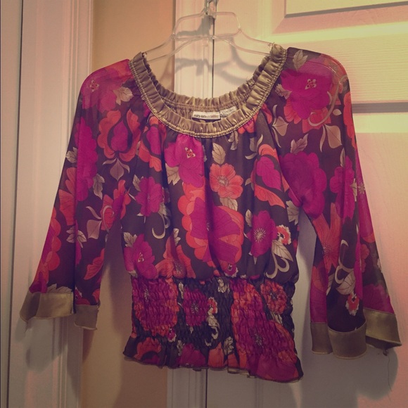 Red colorful Top