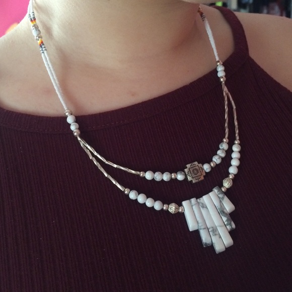Native American made necklace made in Arizona