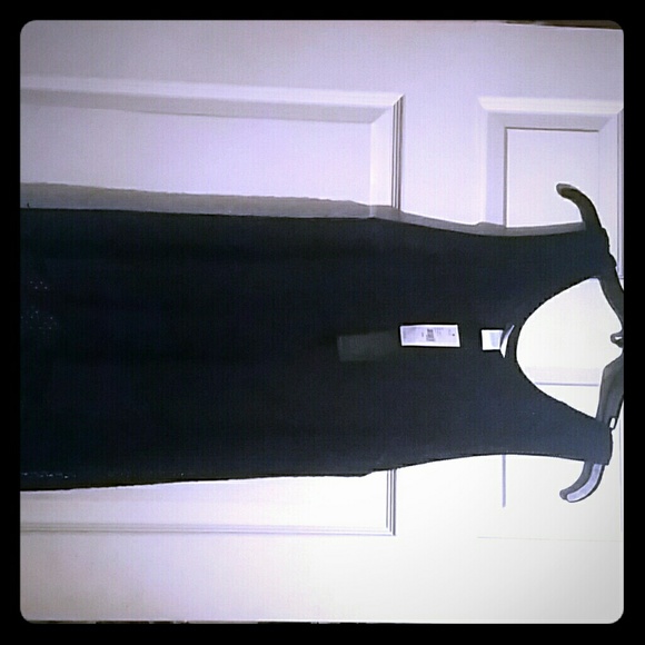 (SOLD)Navy mesh top - Picture 1 of 4