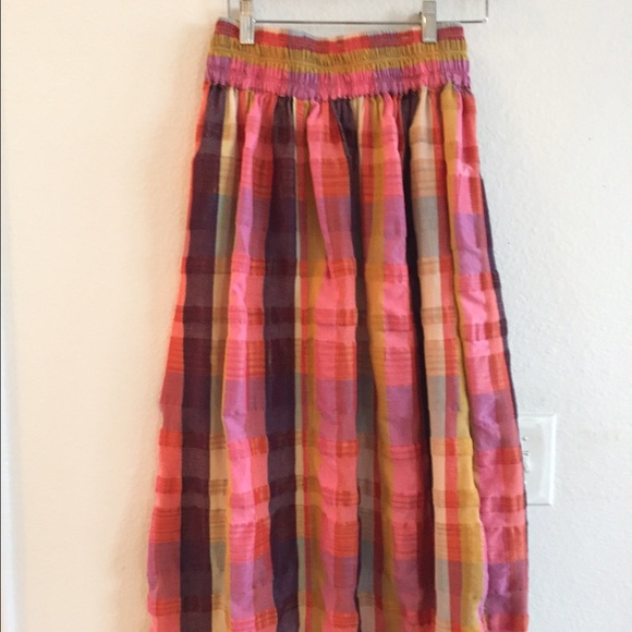 ace&jig small Ra Ra Midi skirt spectrum