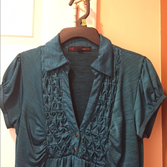 Turquoise top - Picture 3 of 3