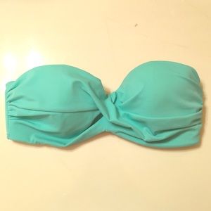 Victoria's Secret Aqua Twist Bandeau Swimsuit Top