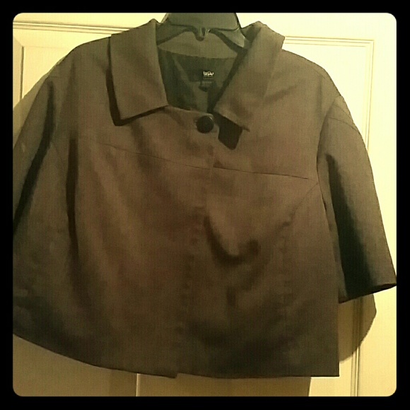 (SOLD) Brown cape type 1/4 length cardigan