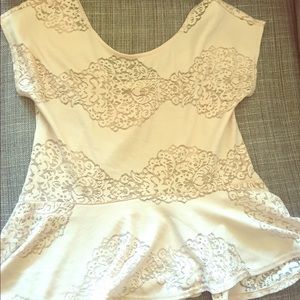 Painted Threads XS peplum top- perfect 4 Spring 🌷