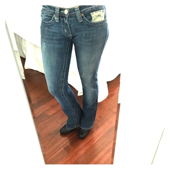 Plastic by Gly Bootcut Jean