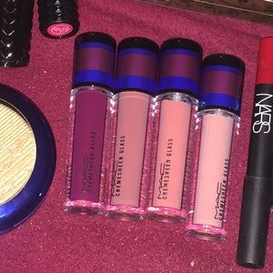 Bnwob 4 Mac holiday lip glosses