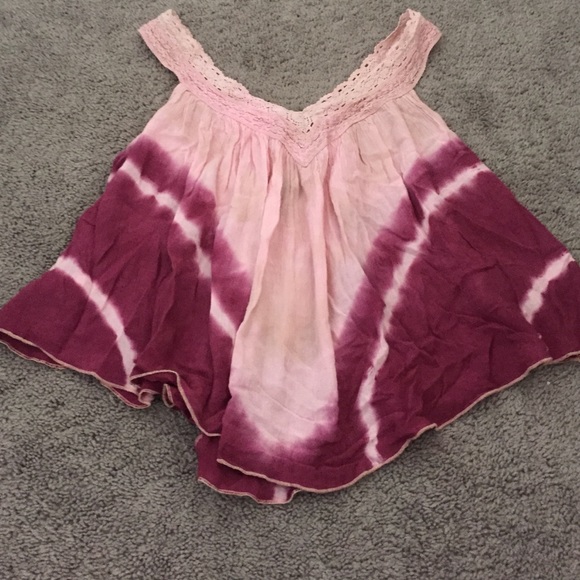 Tie dye small tank top
