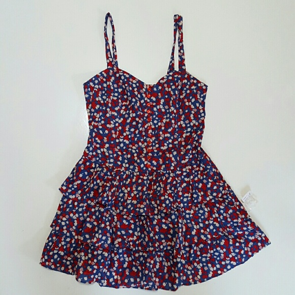 Tierd ruffle cotton dress