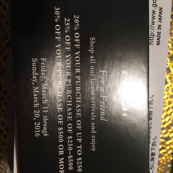 Free coach coupon!