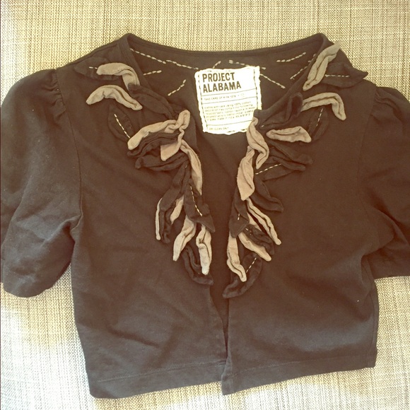 Project Alabama Cropped Bolero Sz S