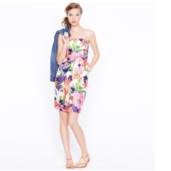 J.Crew Silk Ella Dress in Garden Floral