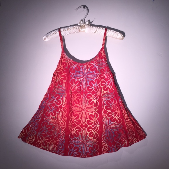 Tropical Island Wear boutique batik swing top