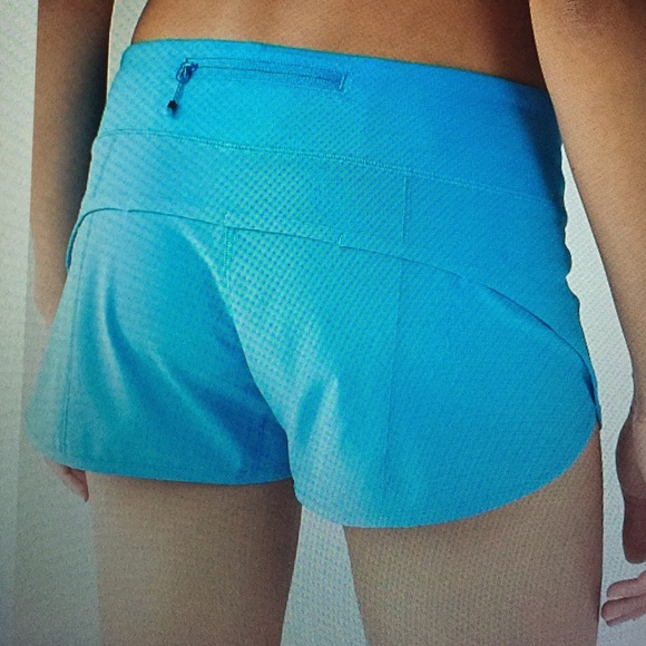 Red Lululemon Speed Shorts