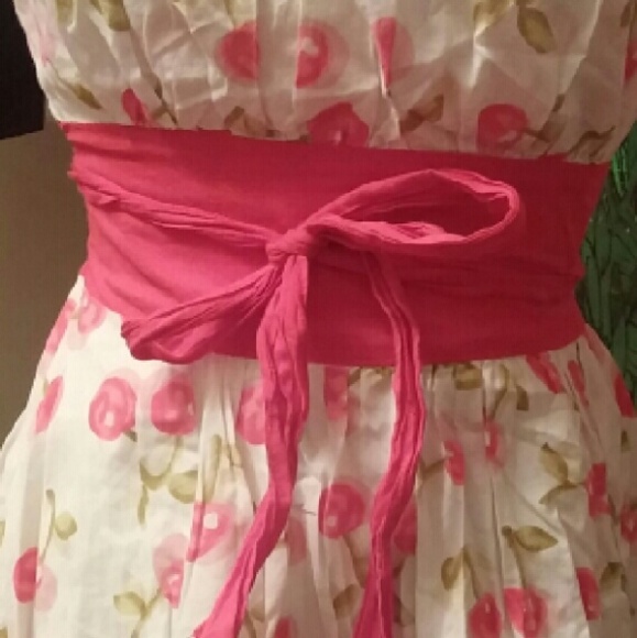 Summer Cherry Print Dress - Picture 2 of 4