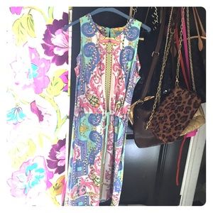 Pastel printed dress