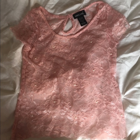 Wet Seal Lace Floral Top