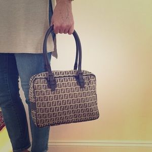 FENDI monogram bowling bag