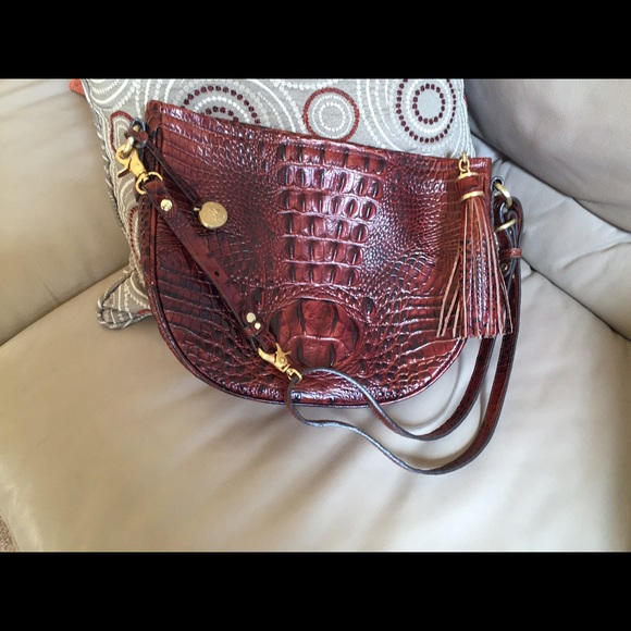 Brahmin Handbag Authentic Melbourne Croco