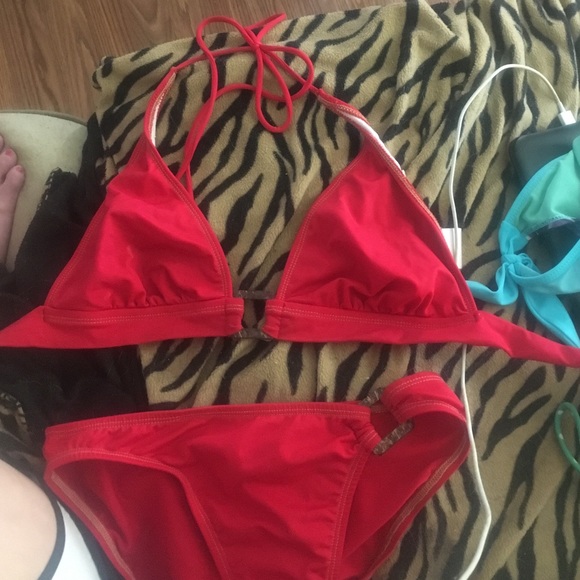 Red bikini