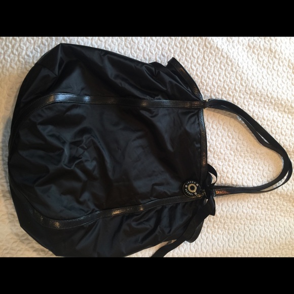 Henri bendel jetsetter black tote bag