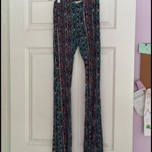 HIP Print Plazzo Pants, NWOT