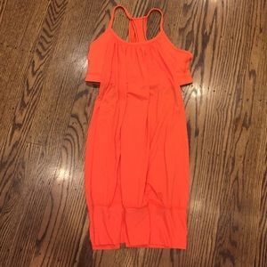 Lululemon bright orange tank