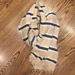 J crew striped scarf