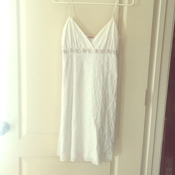 White spaghetti strap summer dress - Picture 1 of 2