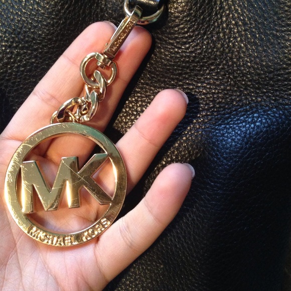 💯Authentic Black Leather MK Bag - Picture 2 of 4