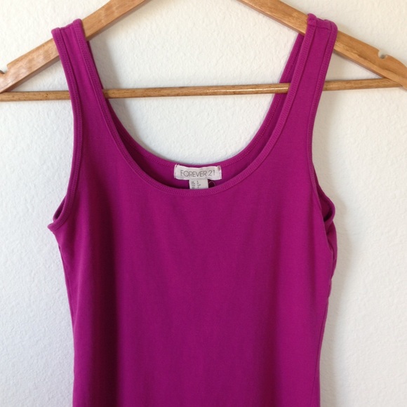 F21 | Magenta Bodycon Dress - Picture 3 of 4