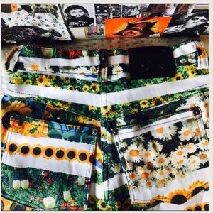 🌻High-Waisted🌻 Printed Stretch Pants