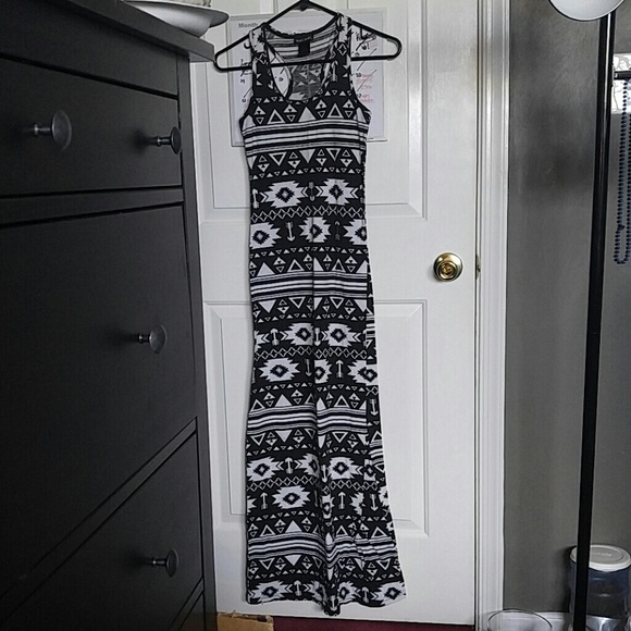Tribal maxi dress