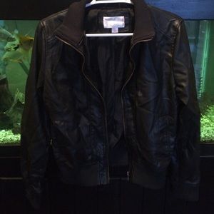 Black Faux Leather jacket
