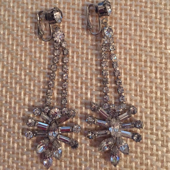 Rhinestone Formal Earrings