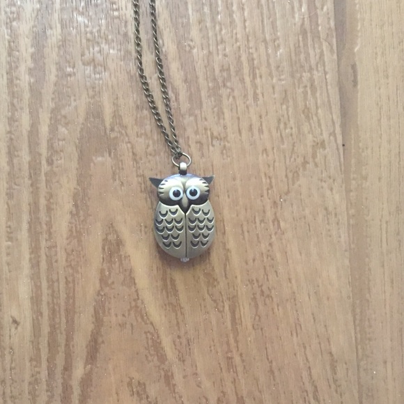 Jewelry - Owl watch necklace