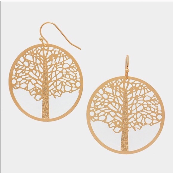 🔴2/$20🔴Tree of life earrings💜🆕 Boutique🎁 - Picture 3 of 3