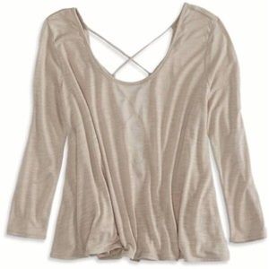 Thin long sleeve white shirt