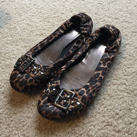Cheetah print flats