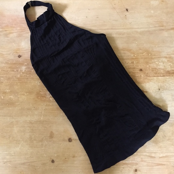 Black halter shirt