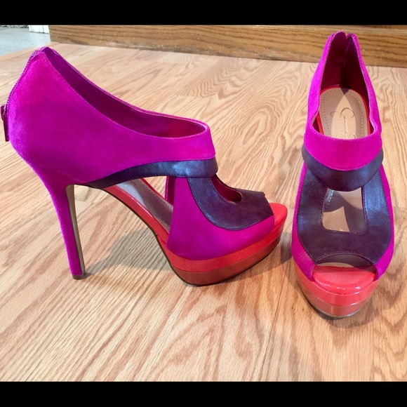 Size 8.5 Jessica Simpson platform heels