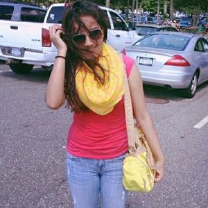 Polkadot Infinity Scarf - Colorful (WORN ONCE ONLY